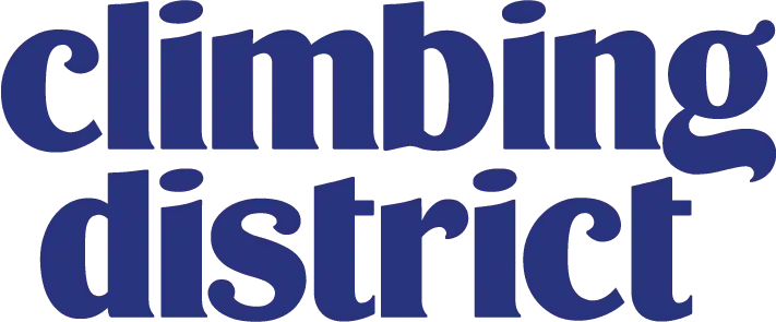 Climbing district logo